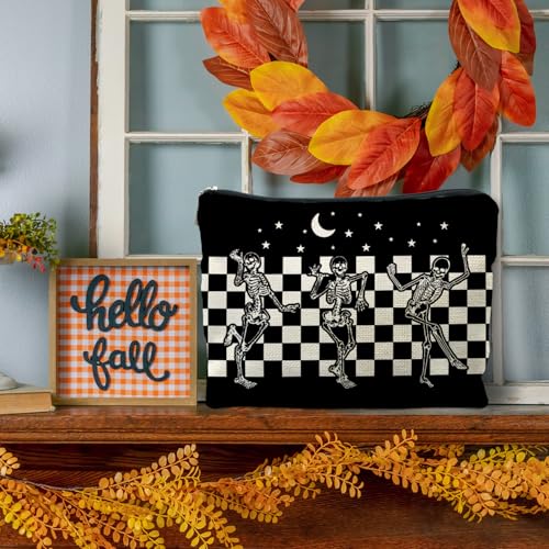 Spookygiftsforwomengothmakeupbagcosmeticpouchgothicgiftsforwomenhorrorgiftsforwomenspookydancingskeletonmakeupbagpouchhalloweenmakeupbag Urban Country Home Decor Spooky gifts for women goth makeup bag cosmetic pouch gothic gifts for women horror gifts for women spooky dancing skeleton makeup bag pouch halloween makeup bag urban country home decor