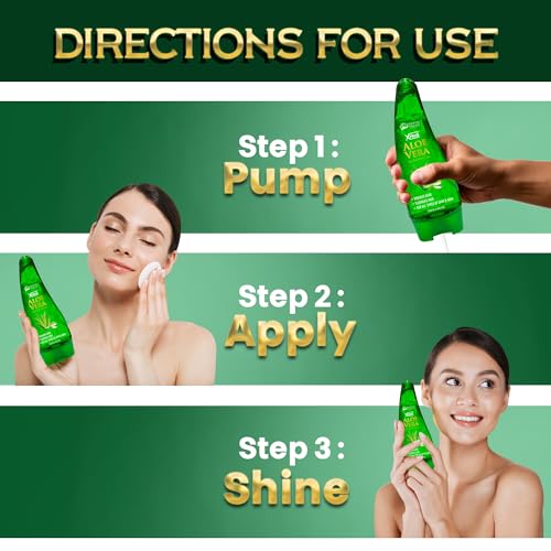 Image of Healing Pharma -XHeal Aloe Vera Gel For Face & Hair - 120ml x Pack of 2