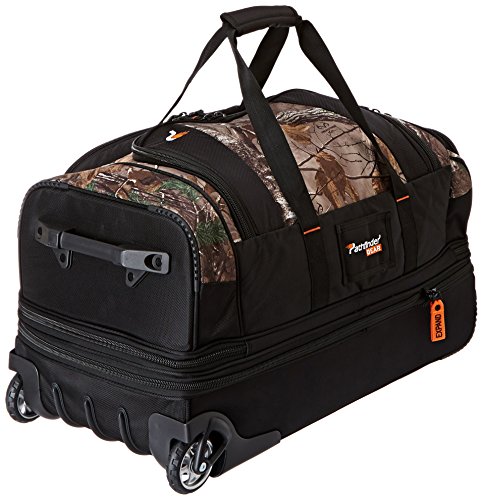 Pathfinder Gear Realtree 26 Inch Rolling Drop Bottom Duffel, Camo, One Size