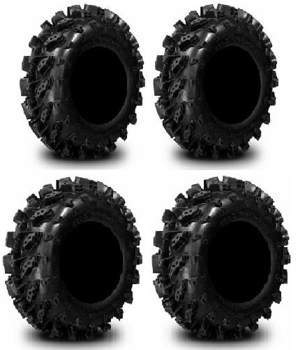 Full Set of Interco Swamp Lite 26x9-12 and 26x10-12 ATV Tires (4)