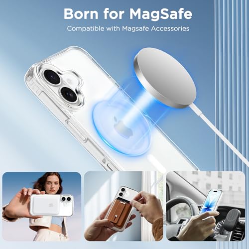 Image of CACOE Magnetic Case for iPhone 17 6.3 inch, Clear