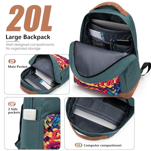 Image of Cosbarn Carry On Luggage 22x14x9 Airline Approved,3 Piece Luggage Set | Lightweight ABS Hardside Luggage,20Inch Carry On Suitcase,Suitcases with Wheels,TSA-Approved LocK,With Matching Backpack