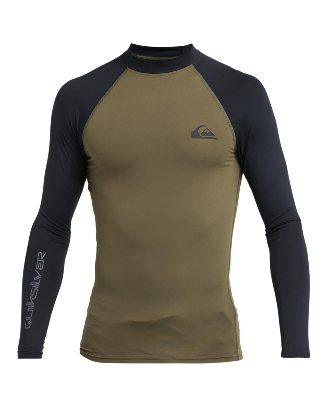 Quiksilver Long Sleeve UPF 50 Surf T-Shirt EVERYDAY UPF50 LS Mens Green