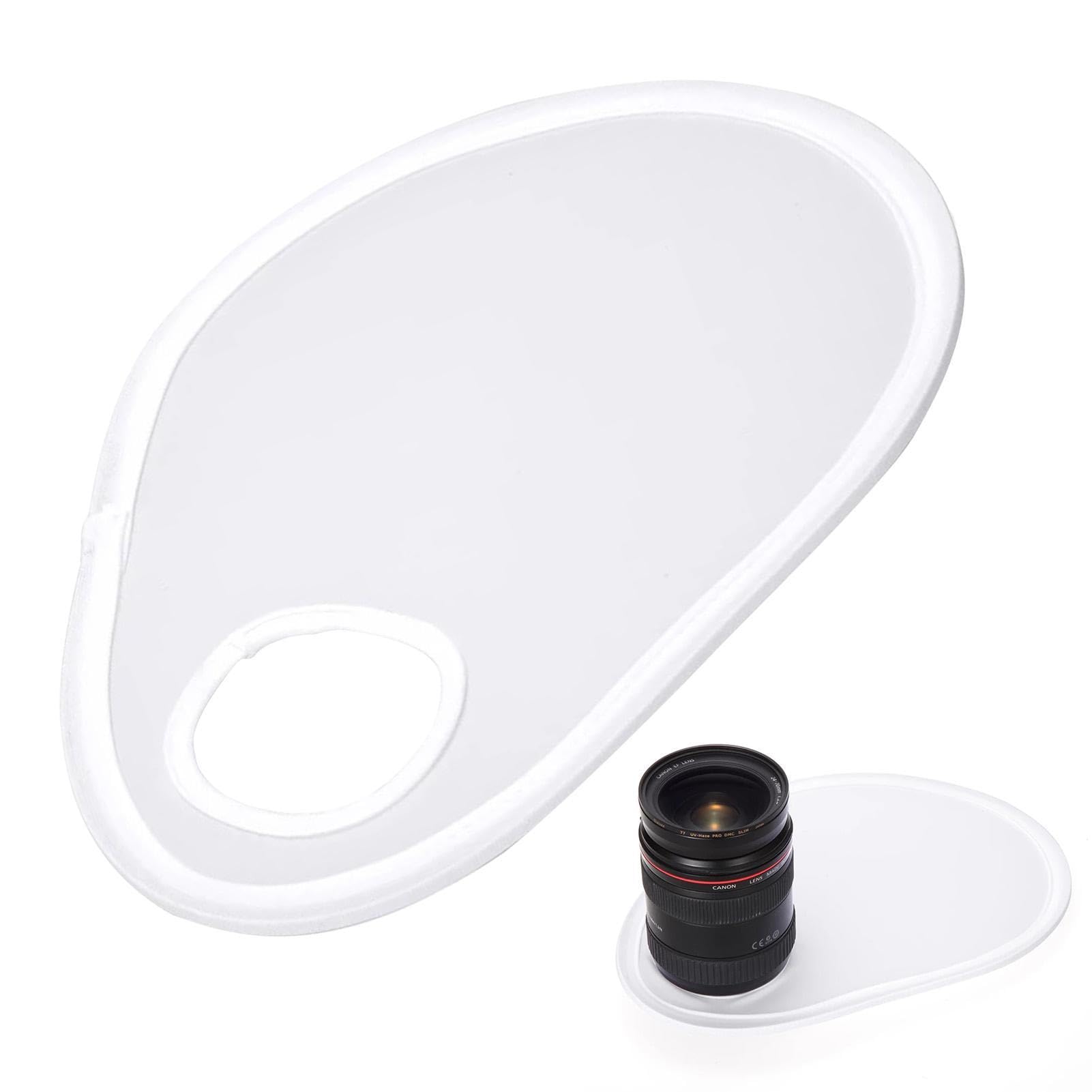 Diffusore Flash 2 Pezzi Pieghevole - Accessorio Per Ammorbidire La Luce In Fotografia, 30cm Bianco - Foto 6