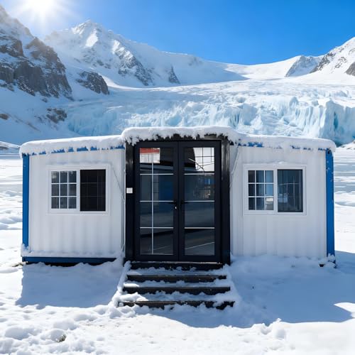 Prefab Tiny Houses to Live in for Adults 20ft Expandable Container Home with 2 Bedrooms,1 Bathroom and Kitchen Luxury Tiny Home for Sale Portable Modular House for Backyard Office or Vacation Cabin - Image 3