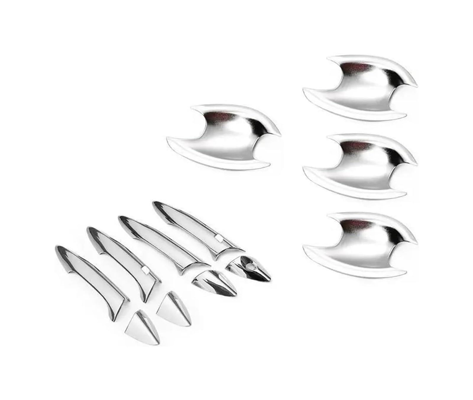 Hckclmbmzw J For Hyundai For Elantra 2011-2016 Protective Cover Door Handle Outer Bowls Trim Car Styling Stickers Door Handle Cover(J)