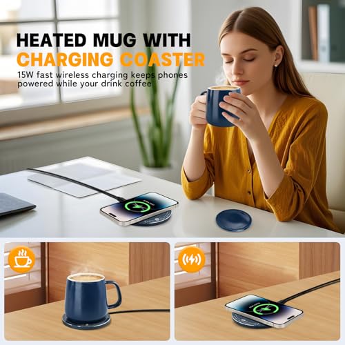 USBERG Smart-Warming Ceramic Mug Navy