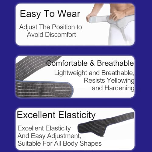 Faja para Hernia Hombre y Mujer Ajustable con Almohadillas miniatura 6