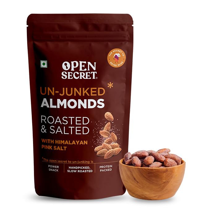 Open Secret Roasted & Salted Almonds | 500g | Dry Fruits, Badam, Premium High Protein Snack & Super Snack, 100% Natural & Healthy Nutritious Delights & Gluten Free (Pack of 1) (B0D4VMPT59) Amazon Price History, Amazon Price Tracker