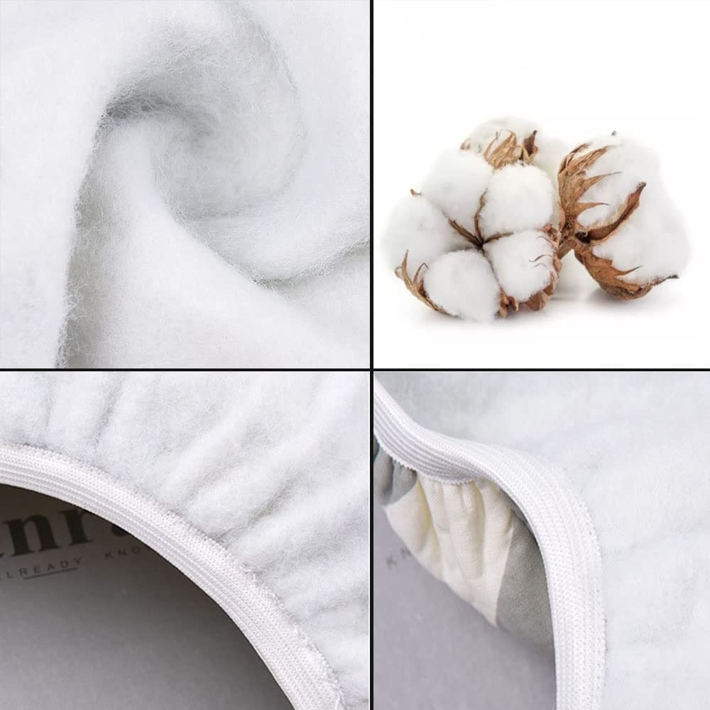 JWW Copriasse da Stiro, Copertura ASSE da Stiro in Cotone, Copri ASSE da Stiro con Rete di Protezione E Clips di Fissaggio (Size : 135x56cm/53x22inch)