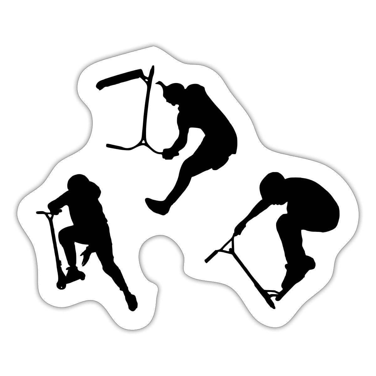 Sweat-shirt à Capuche Enfant - Motif Trottinette Freestyle Et Astuces - Poche Kangourou - Tissu Doux 280g/m² - Coupe Confortable