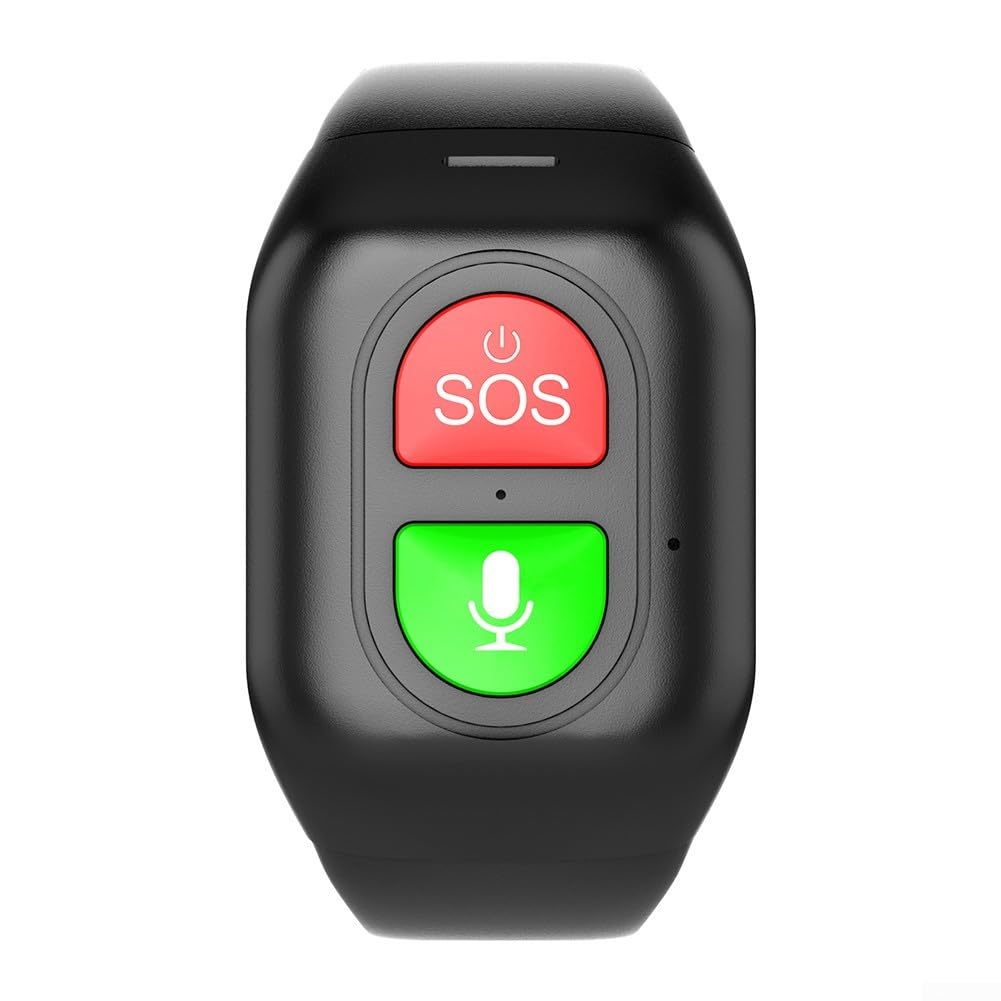 SPORTARC Reloj inteligente 4G de posicionamiento con detección de caída, frecuencia cardíaca y presión arterial, dispositivos de alerta de caída para ancianos con GPS