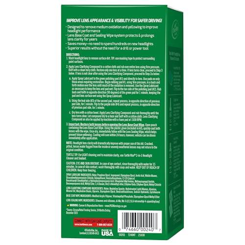 Turtle Wax Headlight Restoration Kit