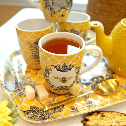 Set de 4 Mugs French Bees 20 oz Certified International miniatura 4