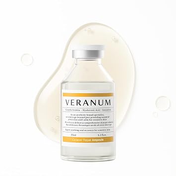 5-Peptide Repair Serum Korean Anti-Aging Peptide Ampoule with Centella EV | Collagen & Elasticity Support 1.2 fl oz / 35 mL