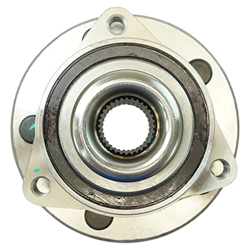 Image of TRQ Front Left and Right Wheel Bearing and Hub Assembly Set 2 Piece Compatible with 2011-2021 Jeep Grand Cherokee 2022 Grand Cherokee WK 2011-2023 Dodge Durango