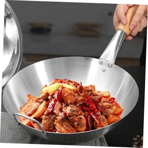 Wok de Acero Inoxidable con Mango para Cocina miniatura 5