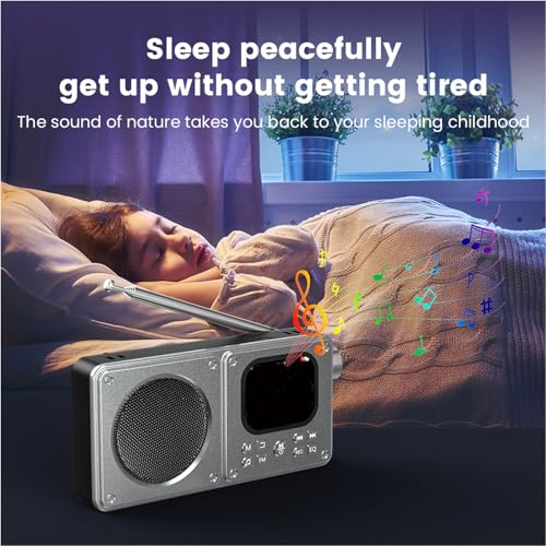 Radio portátil FM Tangxi con Bluetooth y reproductor MP3 miniatura 4