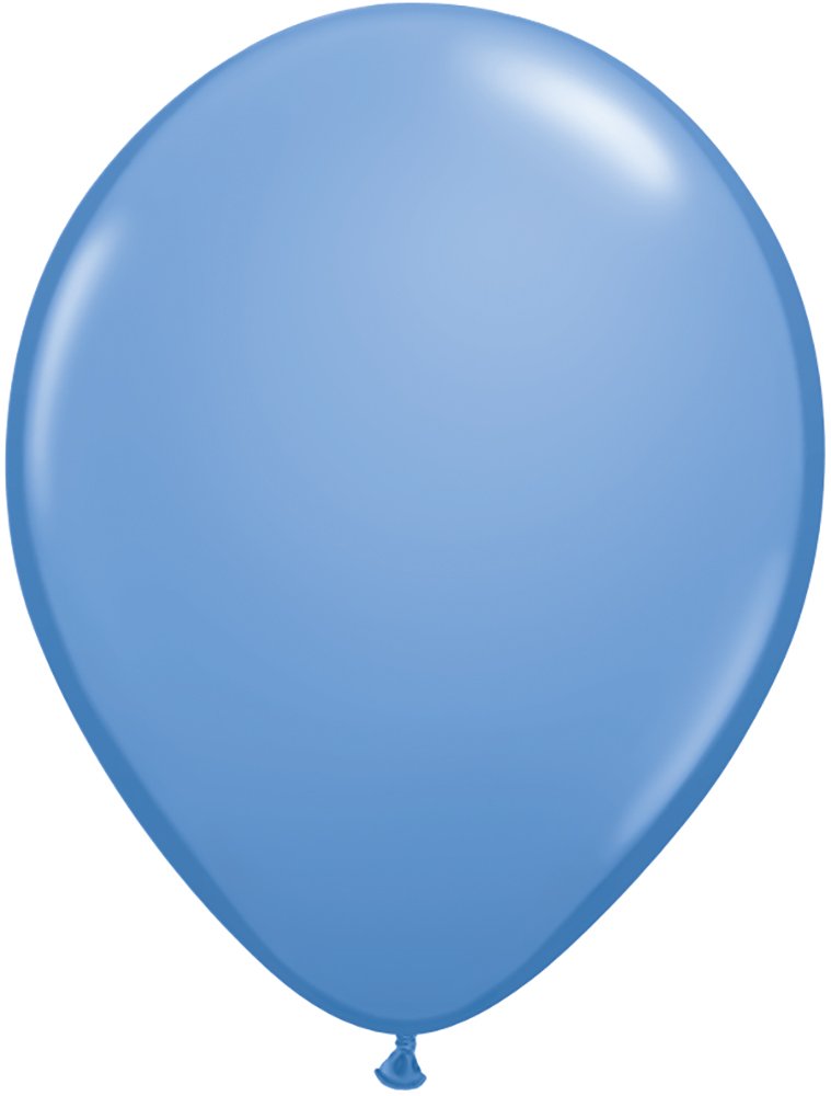 Qualatex 48957 Periwinkle Latex Balloons, 11", Periwinkle Blue, Pack of 100
