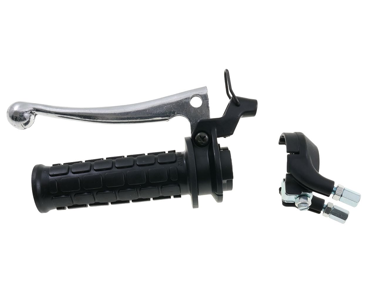 2EXTREME Schalthebel Schaltarmatur 2-/3-Gang Kupplungshebel Schaltgriff kompatibel Hercules Prima Mofa 22 mm Lenker Aluminium Gummi