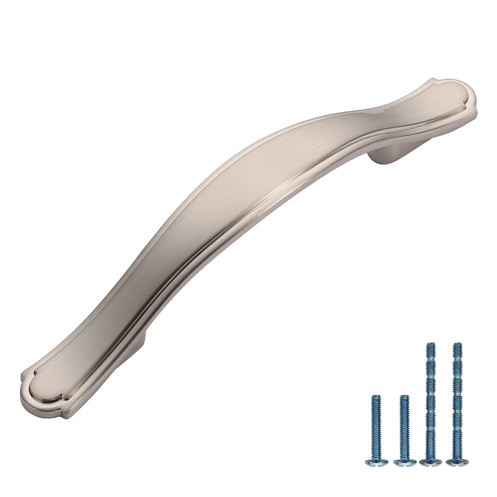 AOOTOCH 10 Pack Brushed Satin Nickel Kitchen Cabinet Handles Cabinet Pulls 3 inch Hole Center Cabinet Hardware Drawer Handles for Cabinet Dresser and Cupboard AT2792BSN