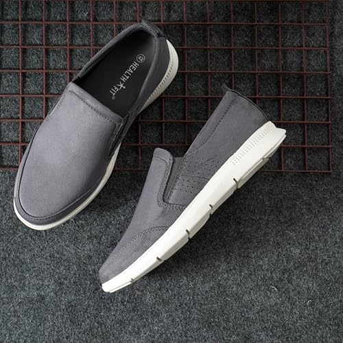 Image of HEALTH FIT Super Extra Soft Casual /Sports /Slip-on Sneakers /semi Formal Soft Cushioning Insole Running Walking Jogging Athletics Comfortable and Stylish Mens /gens Lightweight shoes-142