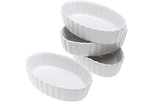 Gourmet Oval Ramekins for Baking Exquisite Delicacies