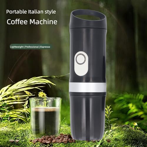 Cafetera portátil con calentamiento 20 bar y capacidad 80 mL miniatura 2