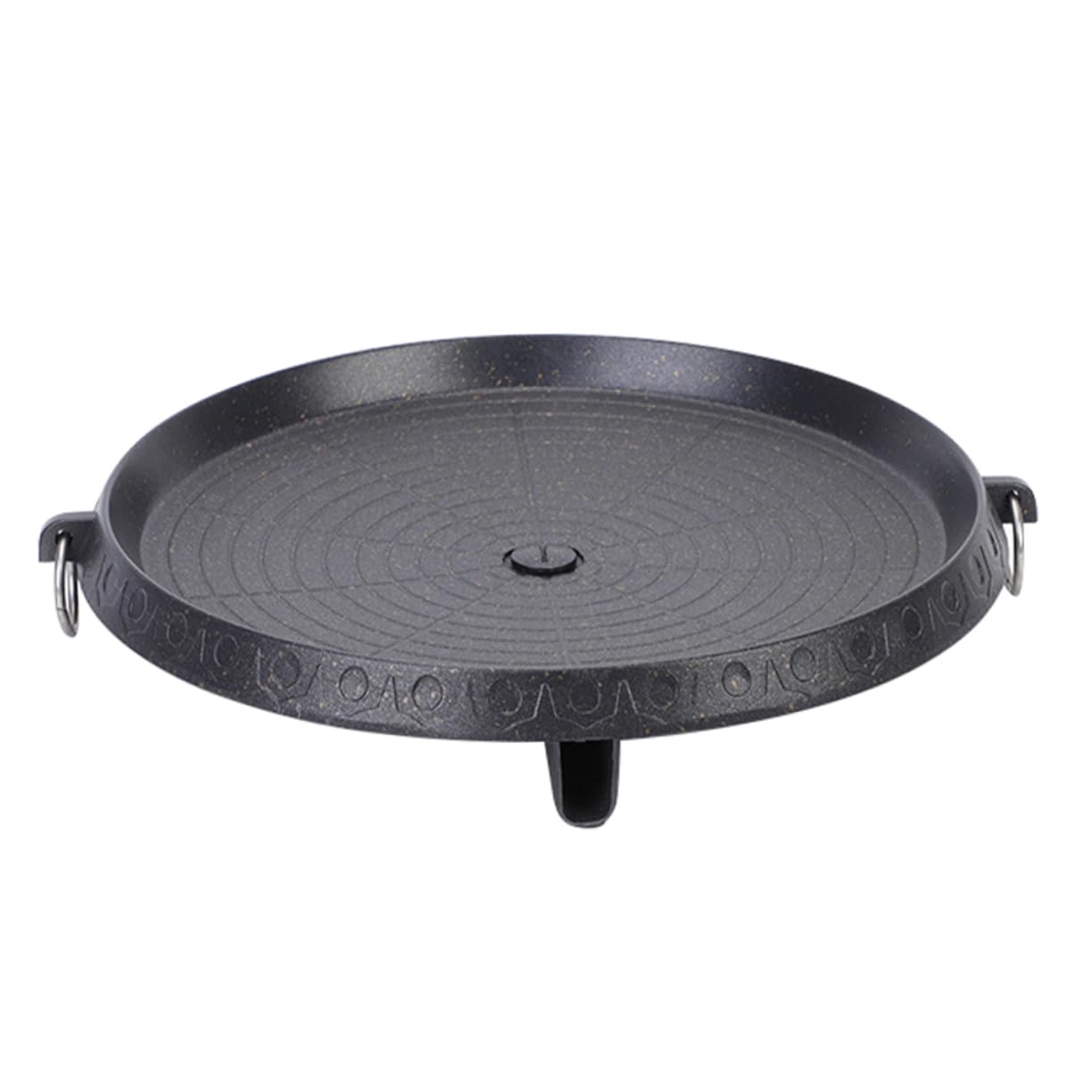 Piastra Barbecue Antiaderente Leggera in Ghisa Resistente Al Calore Per Bistecche e Pancetta Adatta Fornelli Gas Portatili Per Uso Interno Ed Esterno Per Picnic e Feste