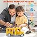 Nicmore School Bus for Toddlers: Musical Toy With Lights, Sounds & 5 Figures for Ages 1-4 | 1st 2nd Birthday Gifts for Kids 18 Months+