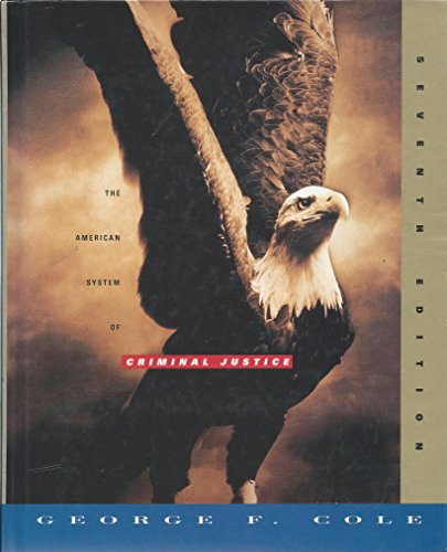 American System of Criminal Justice 0534240488 Book Cover
