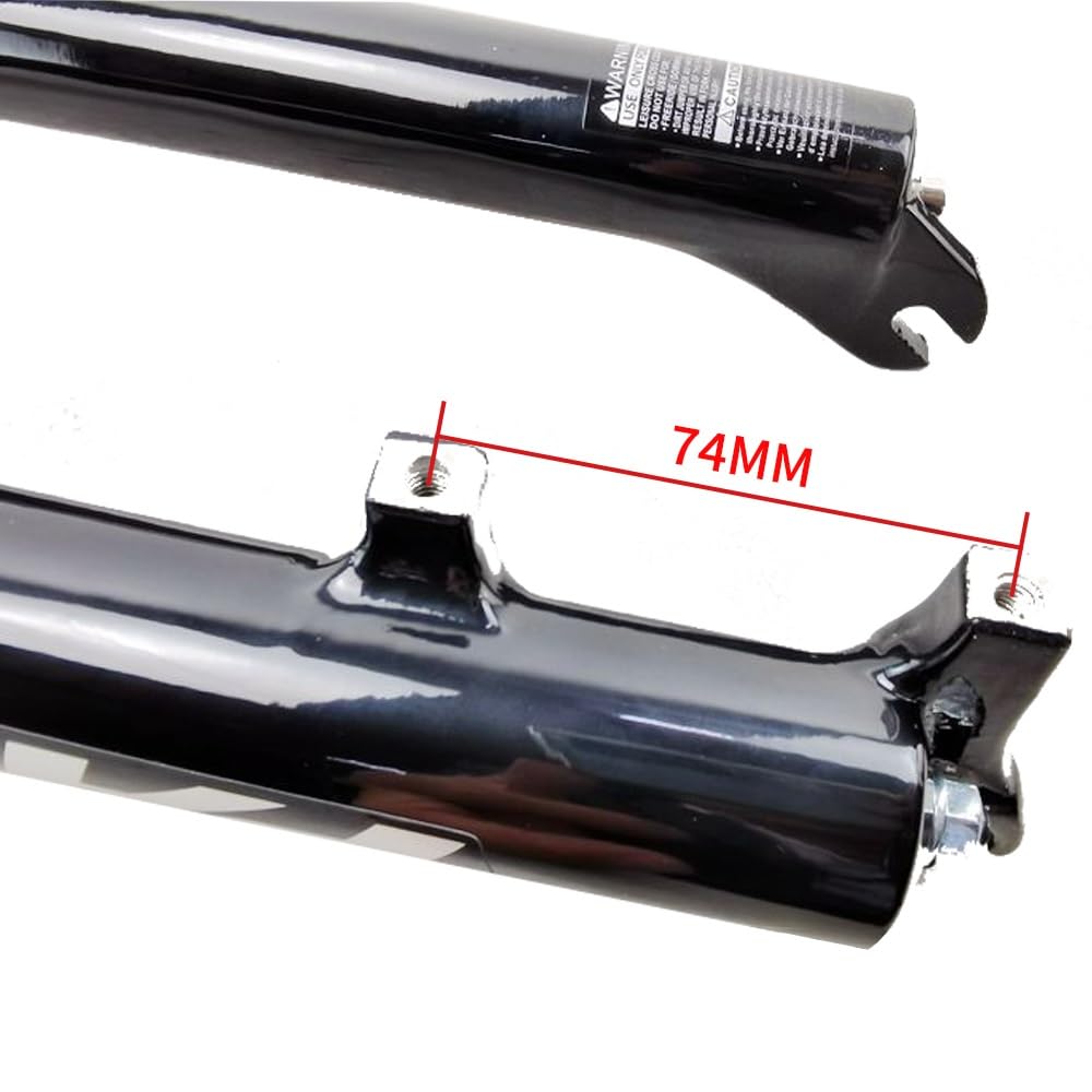 Widelec amortyzowany MTB 29 cali, stop aluminium, do rowerów górskich, skok amortyzatora 110 mm, ręczny / Romete Lockout