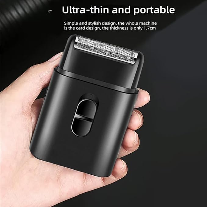 Image of Drumstone (𝐄𝐱𝐥𝐮𝐬𝐢𝐯𝐞 𝟐𝟎 𝐘𝐞𝐚𝐫𝐬 𝐰𝐚𝐫𝐫𝐚𝐧𝐭𝐲) Rechargeable Wet & Dry Electric Razor for Men, 500mAh Beard Trimmer & Shaver with Sharp Precision Blades for Face Grooming, 5W Cordless Personal Care Machine