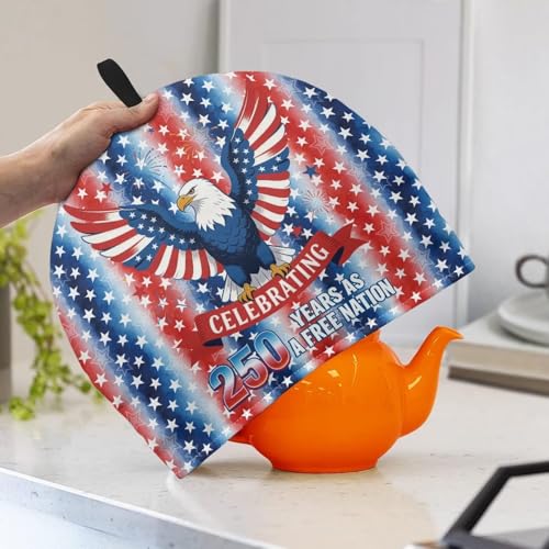 Image of Black Cat Tea Cozy for Teapot Insulated for Women Hippie FlowerTeapot Insulation Cover Breakfast Warmer Keeping Warm Kettle Kitchen Dust Cover