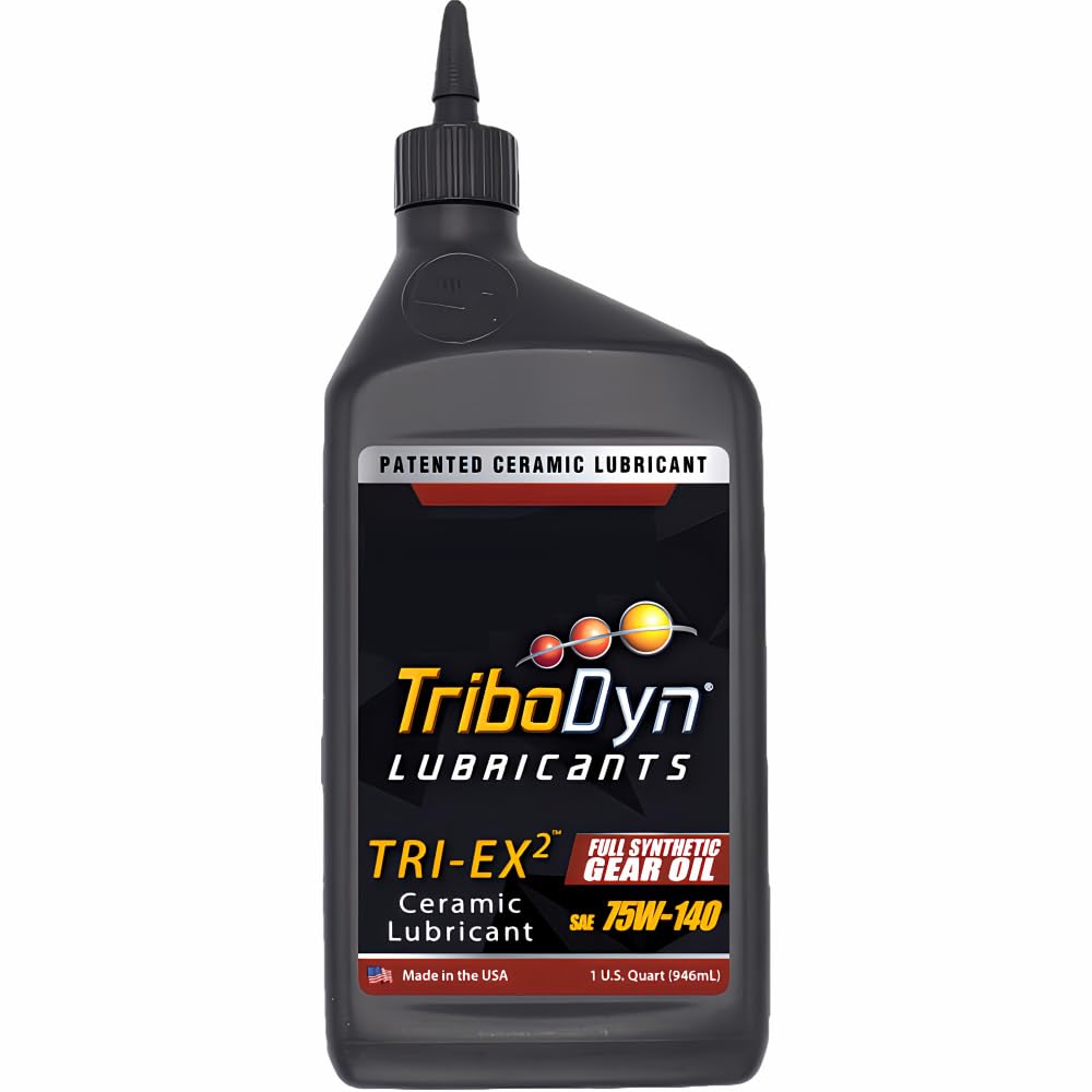 75W-140 Full Synthetic Gear Oil w/Ceramic Tech - GL-5 - Repairs Worn Gears, Reduces Heat (1 Quart, 75W-140)