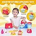 JOYIN Assorted Kitchen Appliance Toys with Mixer, Blender and Toaster Play Kitchen Accessories