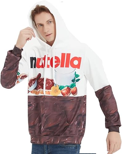 Miniatura 4 de NEWCOSPLAY Unisex 3D Graphic Hoodies for Men Realistic Digital Print Pullover Hoodie Hooded Sweatshirt
