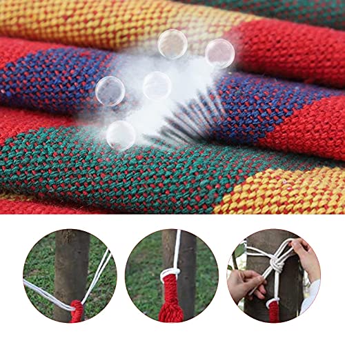 2 Person Outdoor Camping Swing Hanging Bed Canvas Hammock Portable Beach Swing Bed Tree Hanging Suspended Outdoor Indoor Bed Red / Blue (Red) #TOP5
