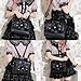 small black cute bow purse, mini cutecore backpack for women, vegan leather satchel bag y2k purse, small crossbody japanese shoulder bag with ruffle, Jirai Kei coquette Shoujo girl lolita fashion