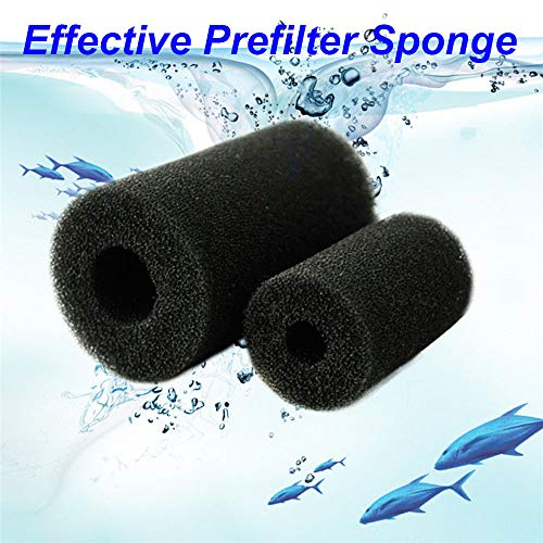 Image of 5.9 inch Big Prefilter Sponge Foam Replacement, Black | Filtration Kit, For Pond Aquarium Fish Tank