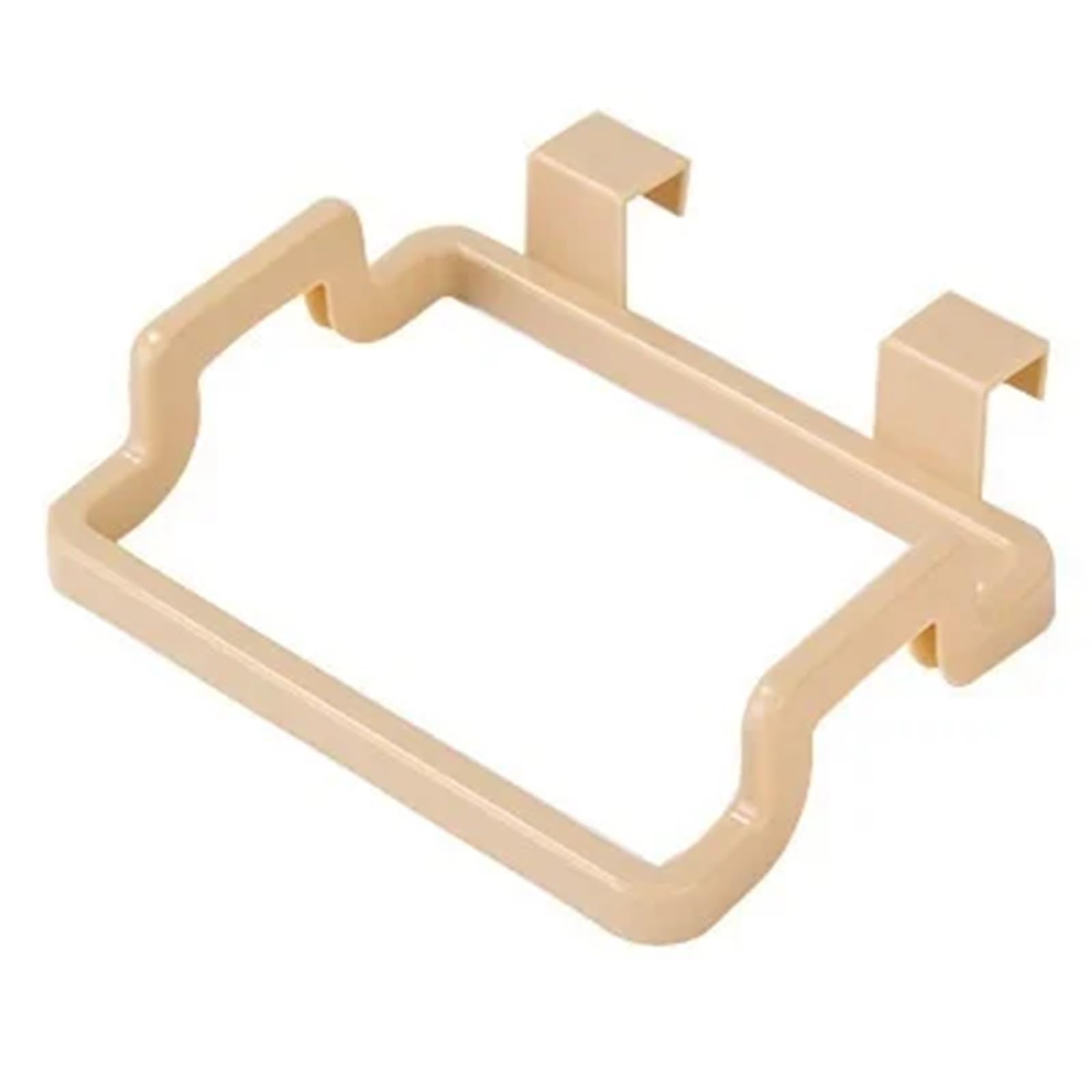 3 uds Bolsa de Basura Estante Colgar Bolsa Almacenamiento Soporte gabinete portátil para Bolsas(Beige)