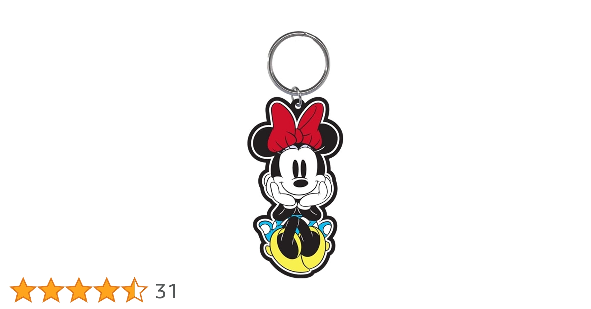 Amazon.co.jp: ディズニー ミニーマウス 手のひらに顔 キーチェーン