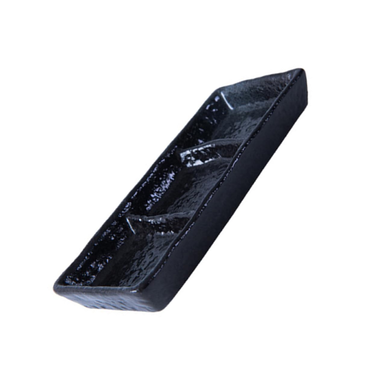 SOLUSTRE Home Use Ceramic Sauce Dish Practical Seasoning Dish Saucer for Dipping Sauces Appetizer Plates Elegant Black for Condiments and Dessert Serving