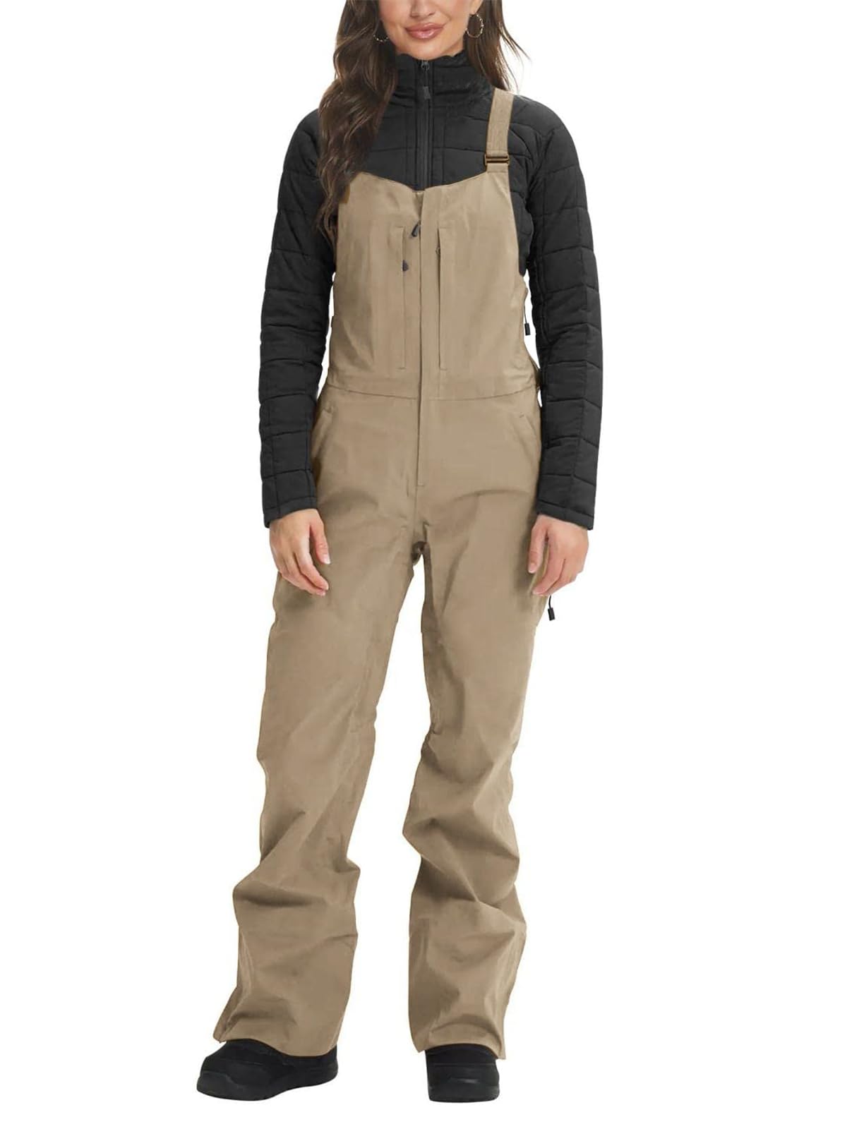 Yousify Womens Snow Bibs Insulated Waterproof Ski Bibs Overalls Winter Outdoor Snow Pants
