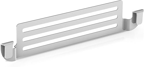 1 soporte para espátula para parrilla Blackstone soporte de espátula de acero inoxidable con clip en el borde plateado para barbacoa compatible con