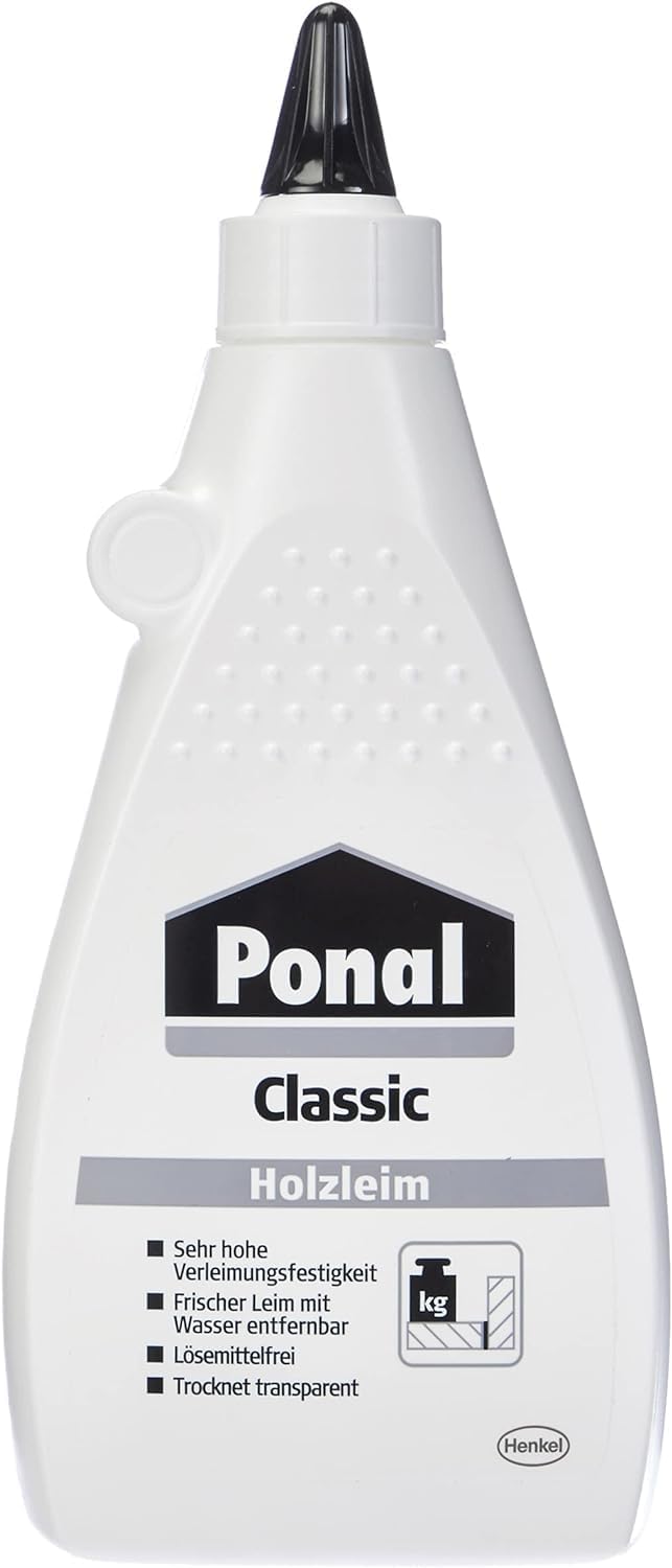Ponal Holzleim Wasserfest für Verleimungen in Feuchträumen (5x 225g)