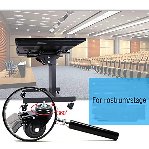 Soporte móvil para TV de 32-75 pulgadas, ajustable en altura miniatura 6