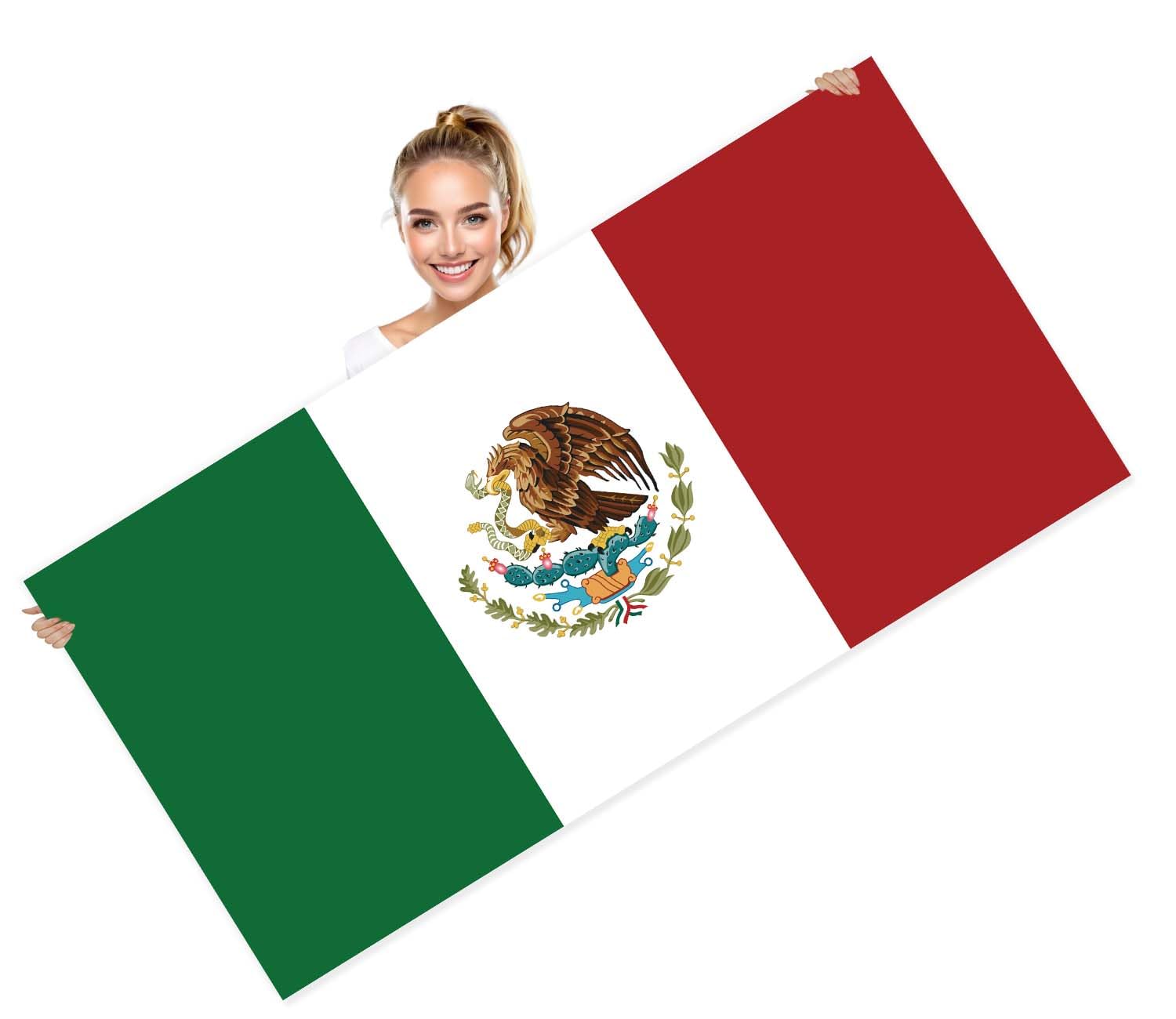 Petite Pine Mexico 72 X 142 Cm Towel, 28 X 56 Inch Large Mexican Flag Soft Microfibre Sand Free Towel, Lightweight Thin Quick-Drying Towels For Sports Travel Pool Towel