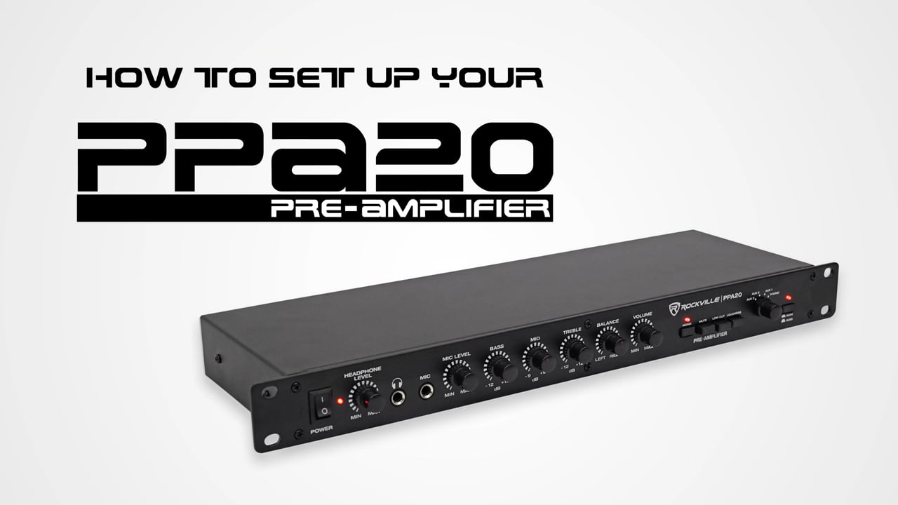 Amazon.com: Rockville PPA20 Preamp 11V 1U Rack Mount Professional