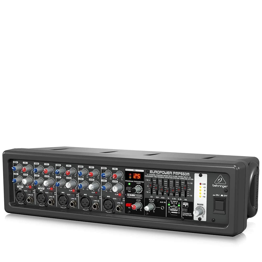 Amazon | ベリンガー パワードミキサー 500ワット 5ch エフェクター